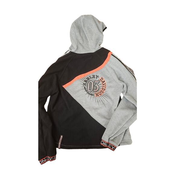 Harley Davidson fleece and sweatshirt combination size Large hoodie - Picture 1 of 2